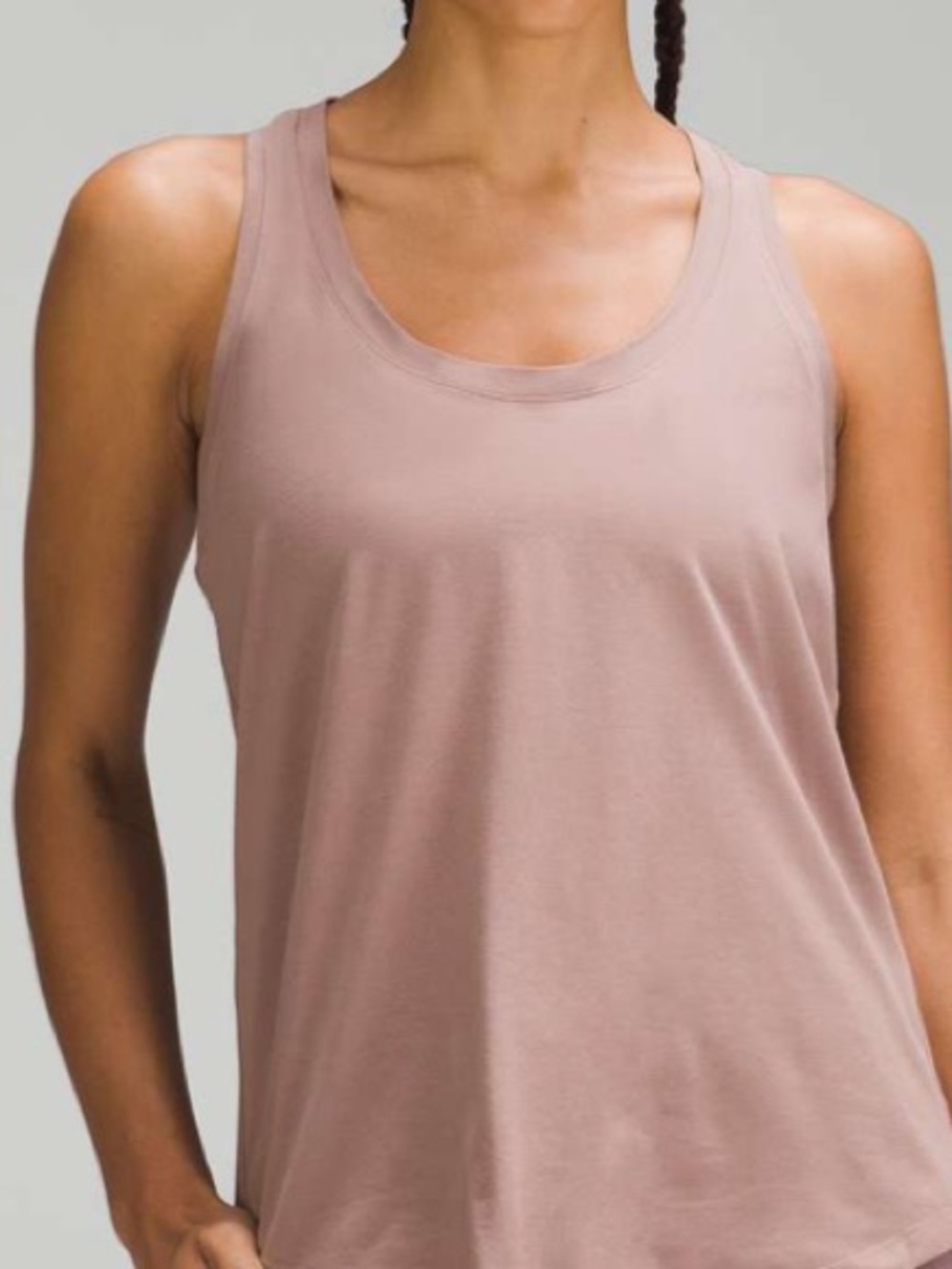 lululemon athletica Scoop Neck Tank in a light lavender